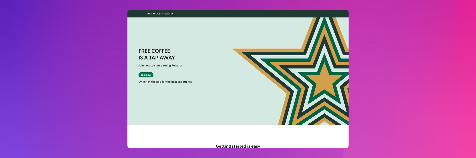 Starbucks Rewards Programme